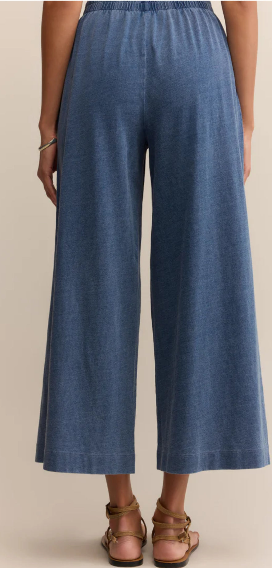 Z Supply Scout Jersey Denim Pant, Vintage Indigo