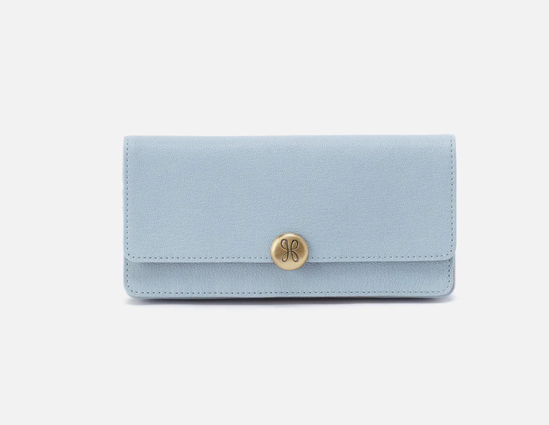 Hutton Large Wallet, Dusted Sky