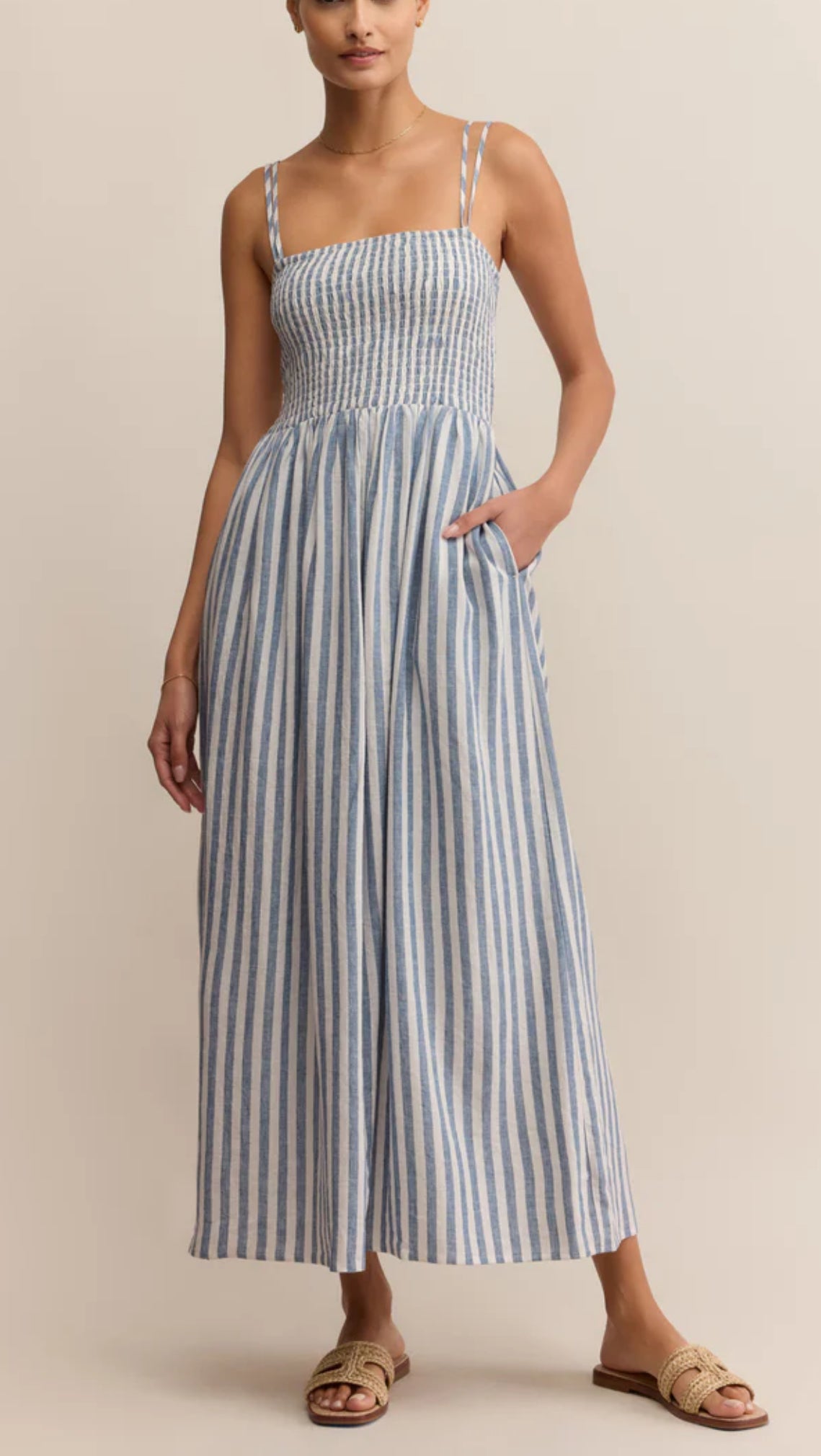 Z Supply Nadine Striped Midi Dress Bout House