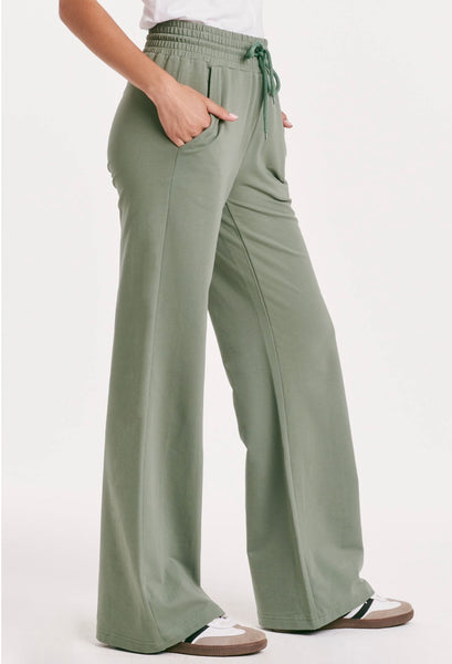 Another Love Quincy Wide Leg Terry Pant Sagebrush