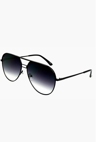 Otra Transit Sunglasses, Black/Smoke Fade