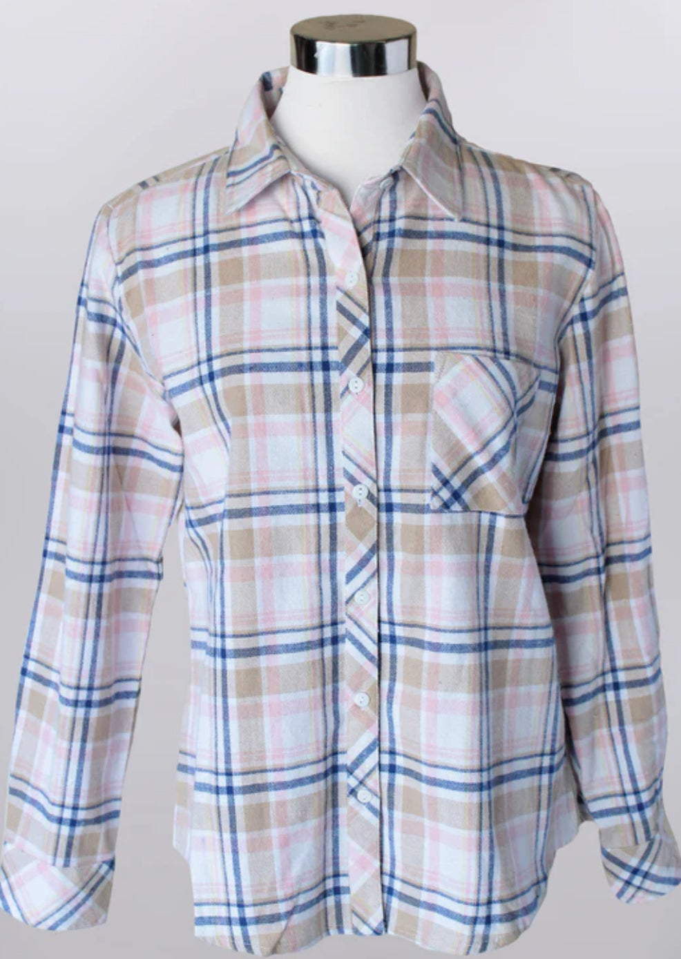Keren Hart Long Sleeve Flannel