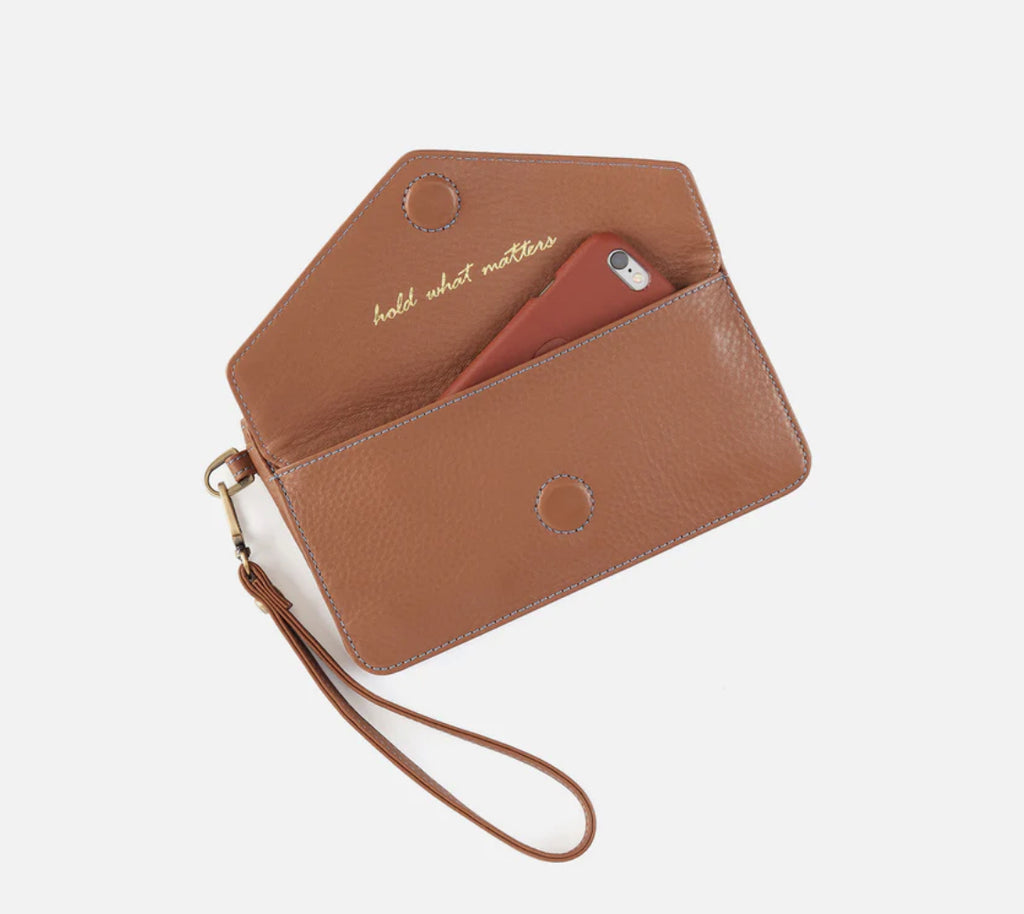 Hobo Goldie Wristlet, Brown Sugar