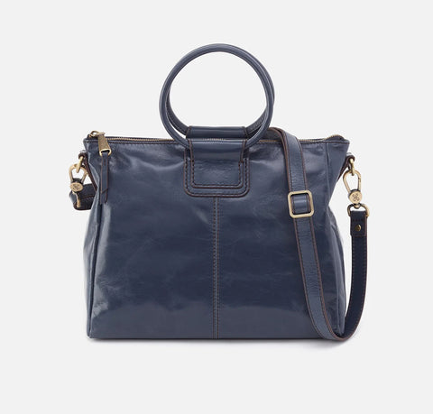 Hobo Sheila Medium Satchel, Blue Stone