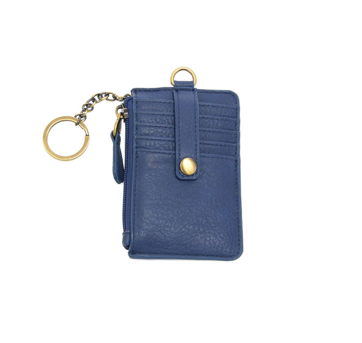 Joy Susan Dolly Small Card Wallet W/Keyring Bright Navy