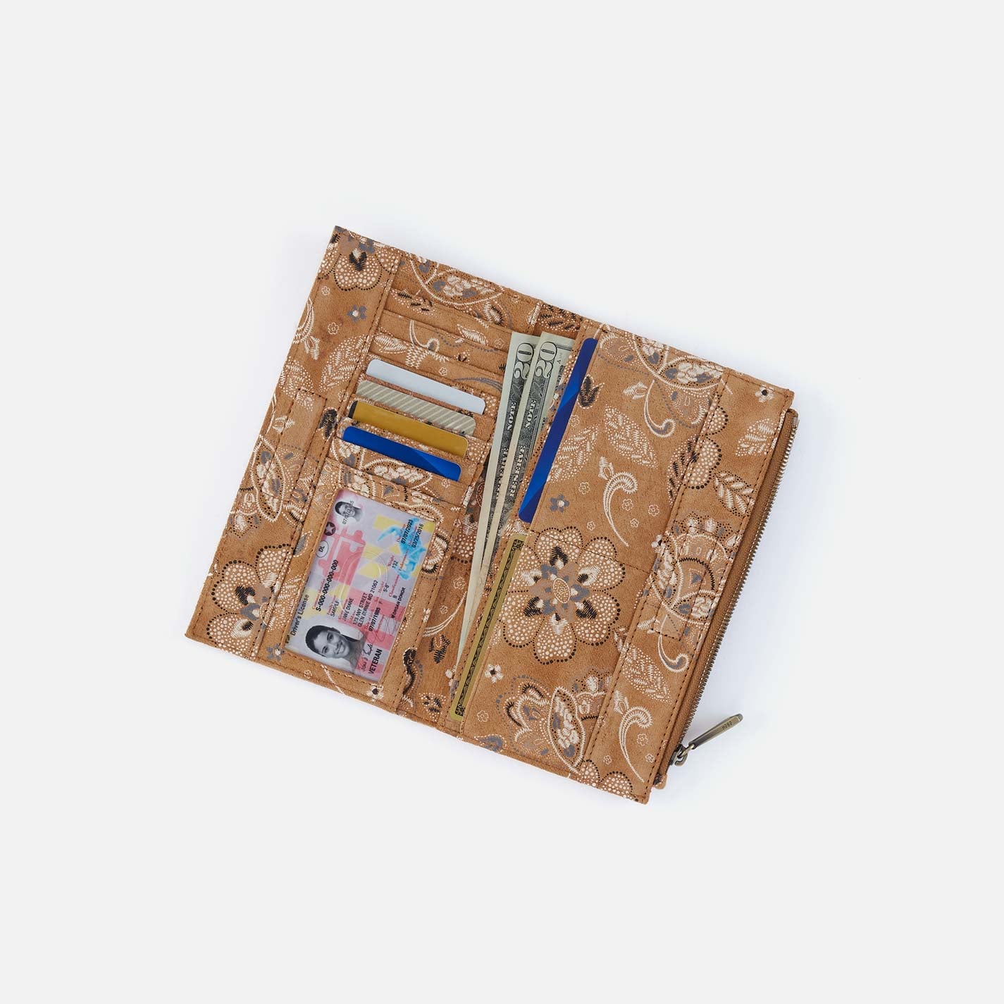 Hobo Jill Large Bifold Wallet, Country Road Bloom