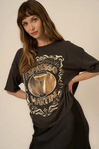 Project Social T Espresso Martini Foil Perfect BF Tee