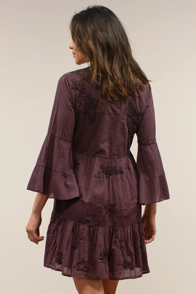 Kyla Seo Ula Dress, Oxblood