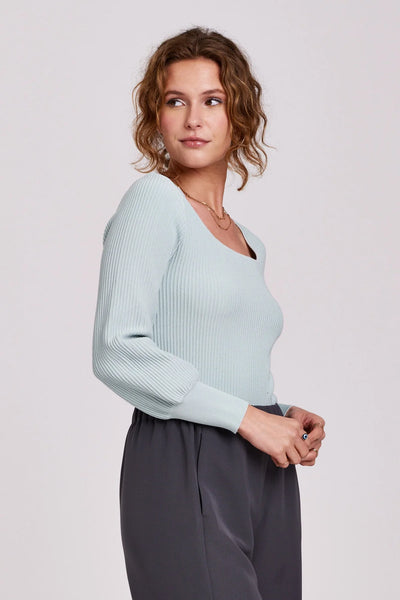 Another Love Lincoln L/S Sweater Tranquil Blue
