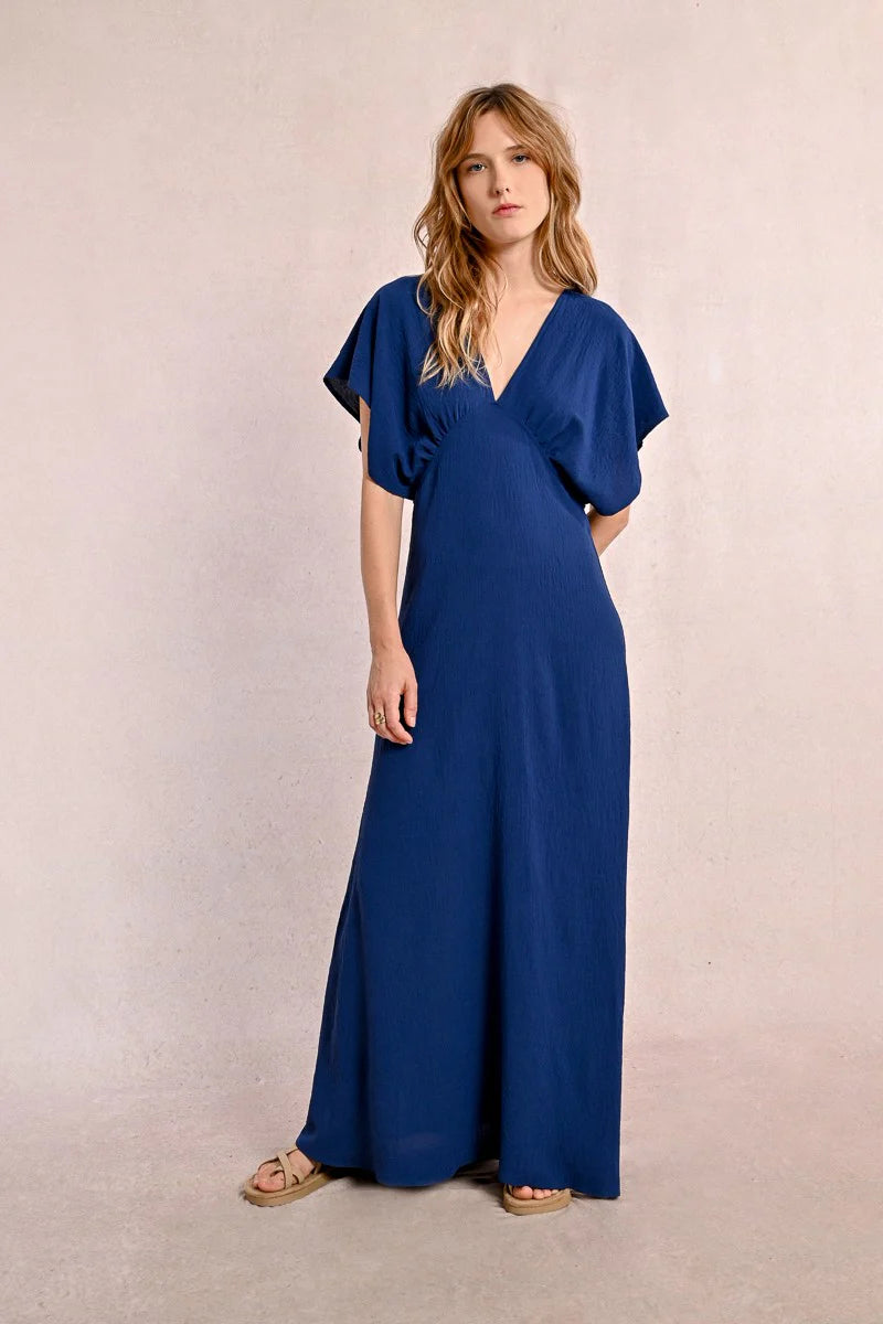 Molly Bracken Long Dress, Navy Blue