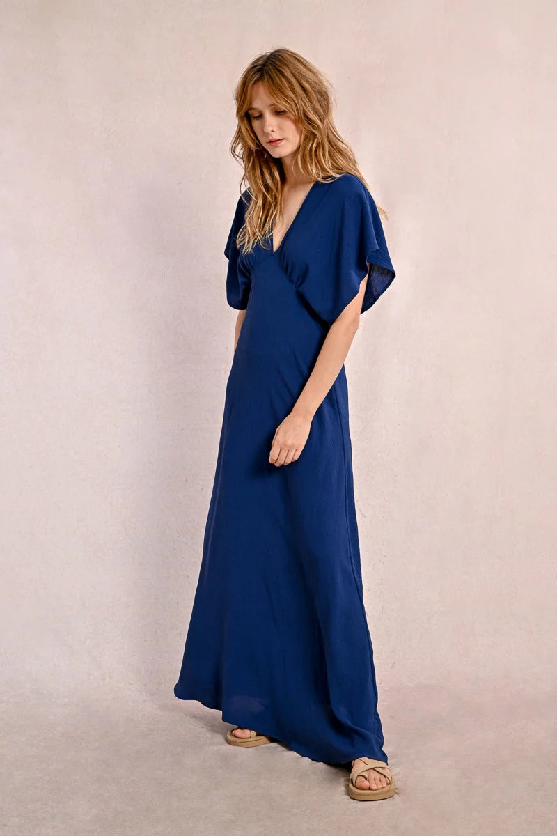 Molly Bracken Long Dress, Navy Blue