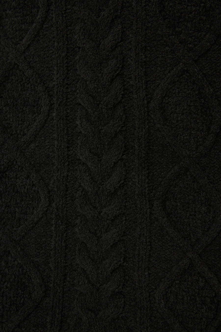 PJ Salvage Chenille Cable Knit Lounge Set, Black