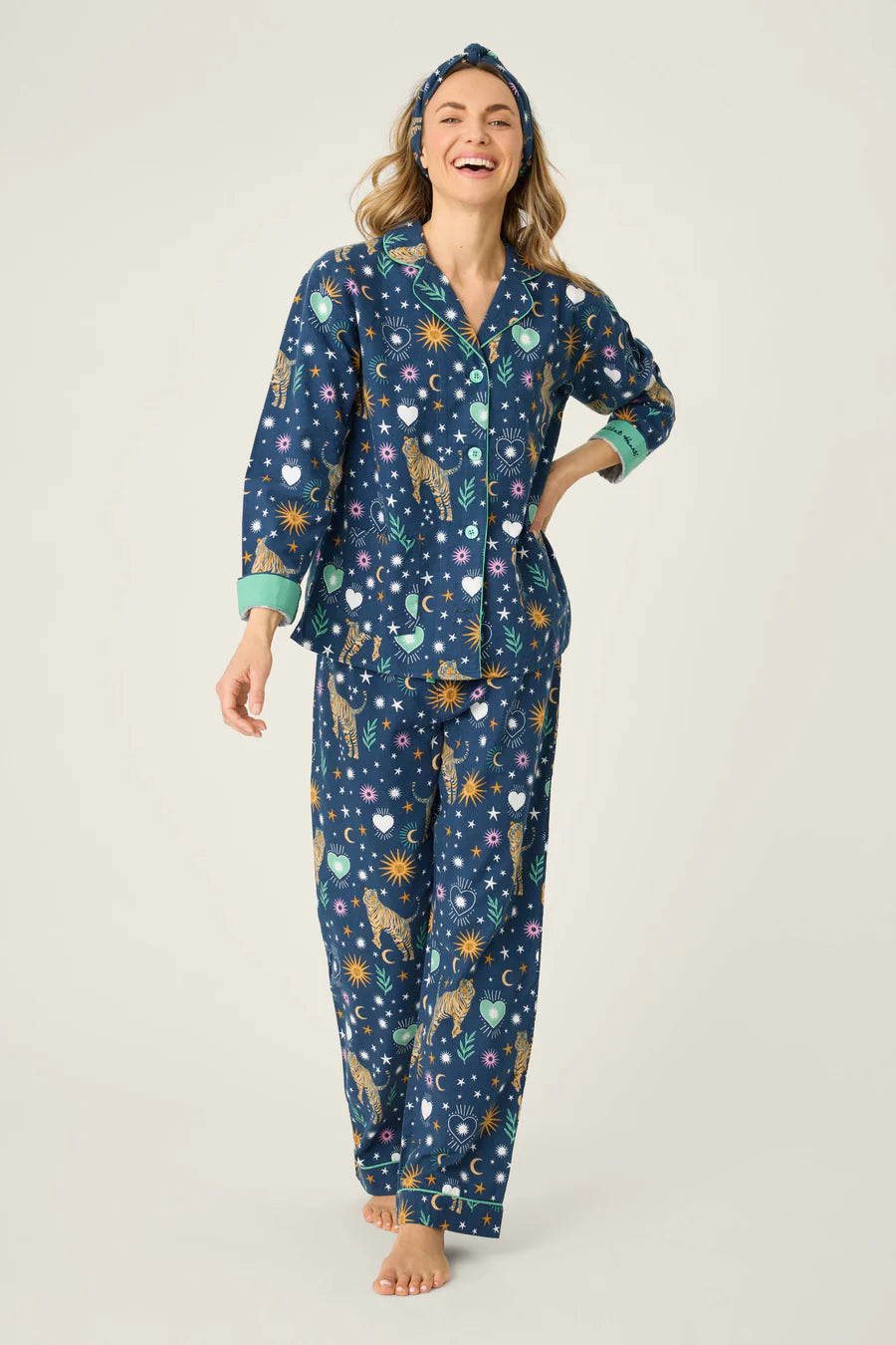PJ Salvage Wild At Heart 3-Piece Flannel PJ Set
