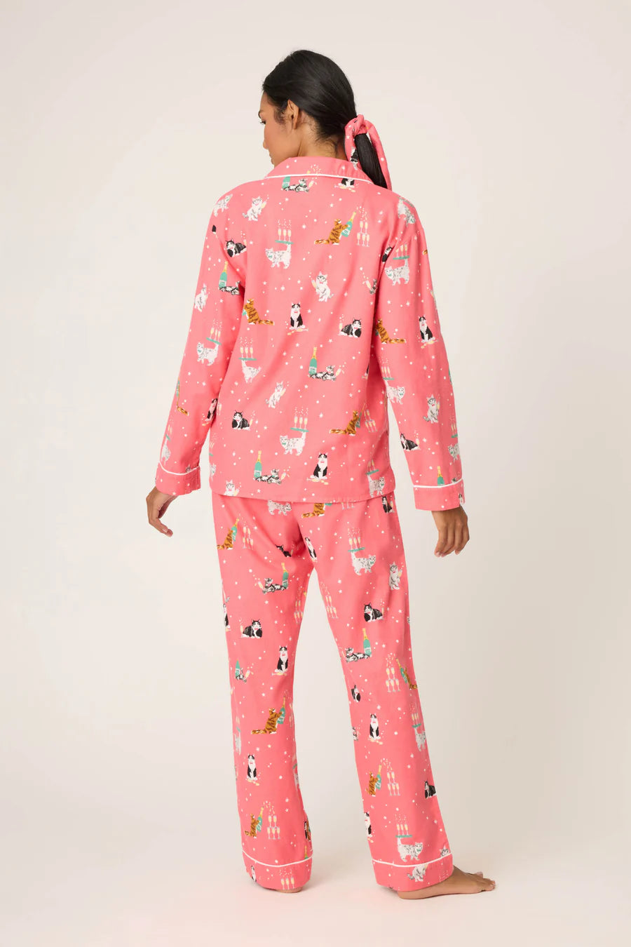 PJ Salvage Let's Get Fizzical 3-Piece Flannel PJ Set