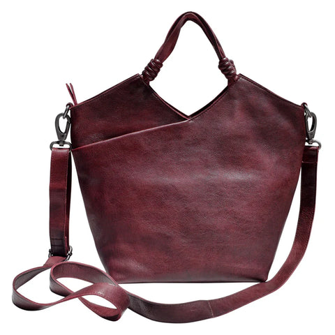 Latico Nash Tote/Crossbody, Oxblood