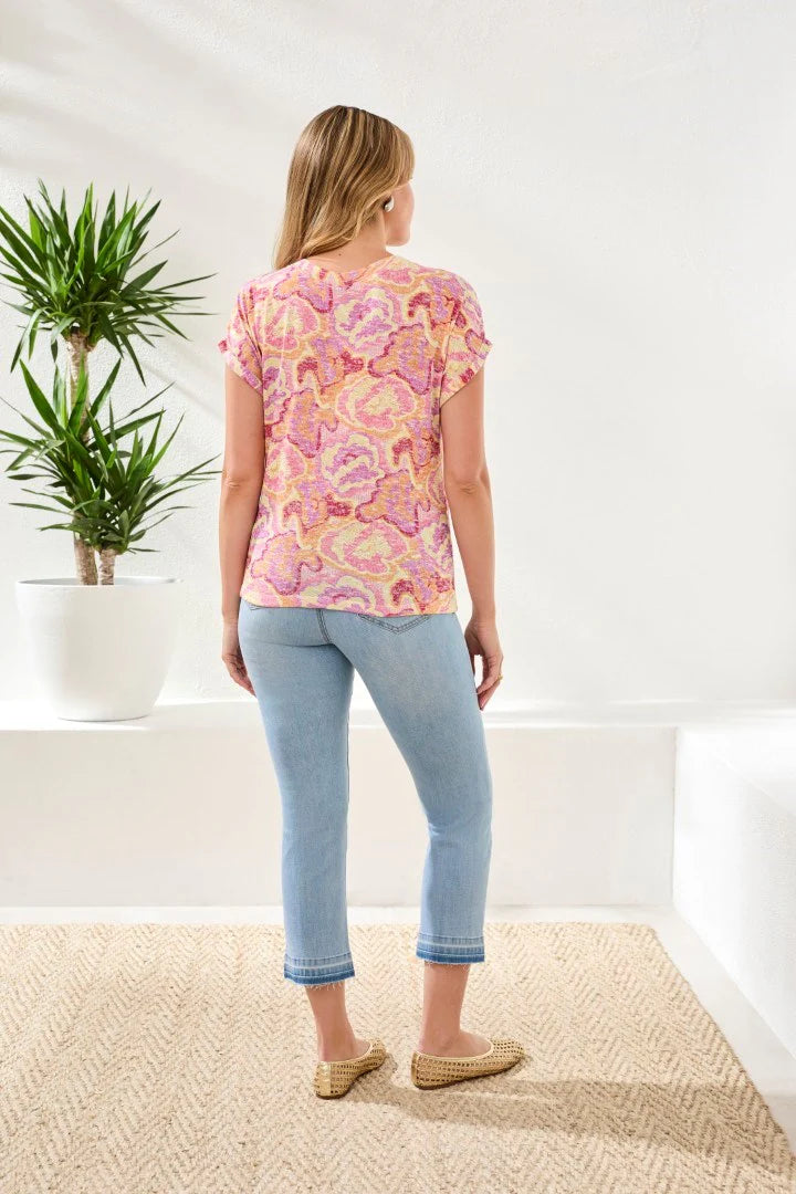 TRIBAL - WEAR 2 WAYS TOP GARDENIA