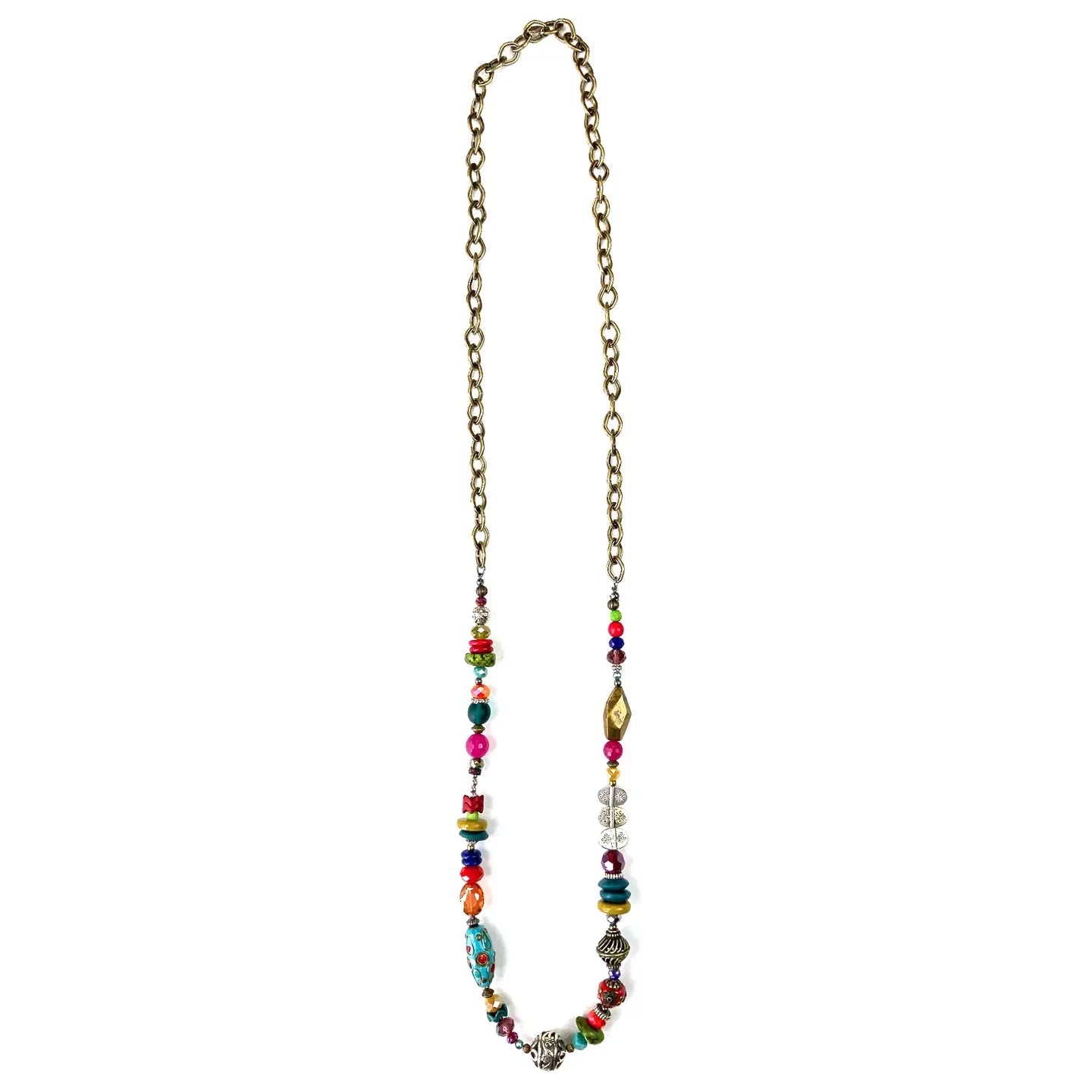 Lost & Found Long Beaded w/ Chain