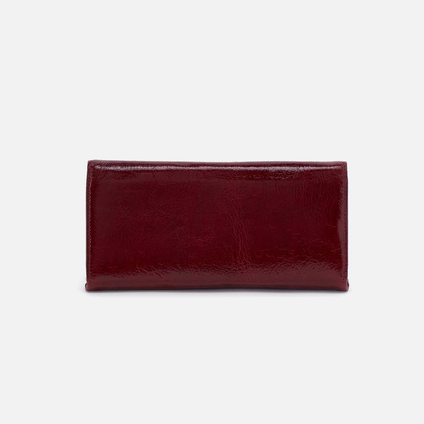 Hobo Rachel Continental Wallet Garnet Gloss