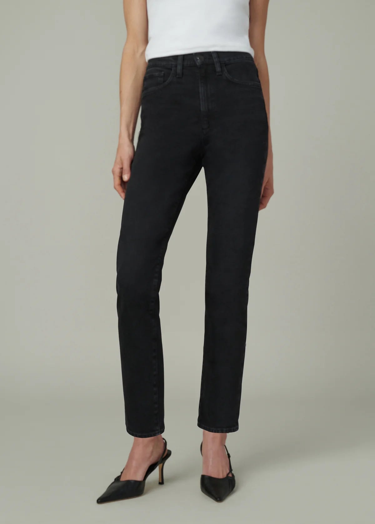 Joes Jeans Margot High Rise Slim Ankle Straight, Mystique