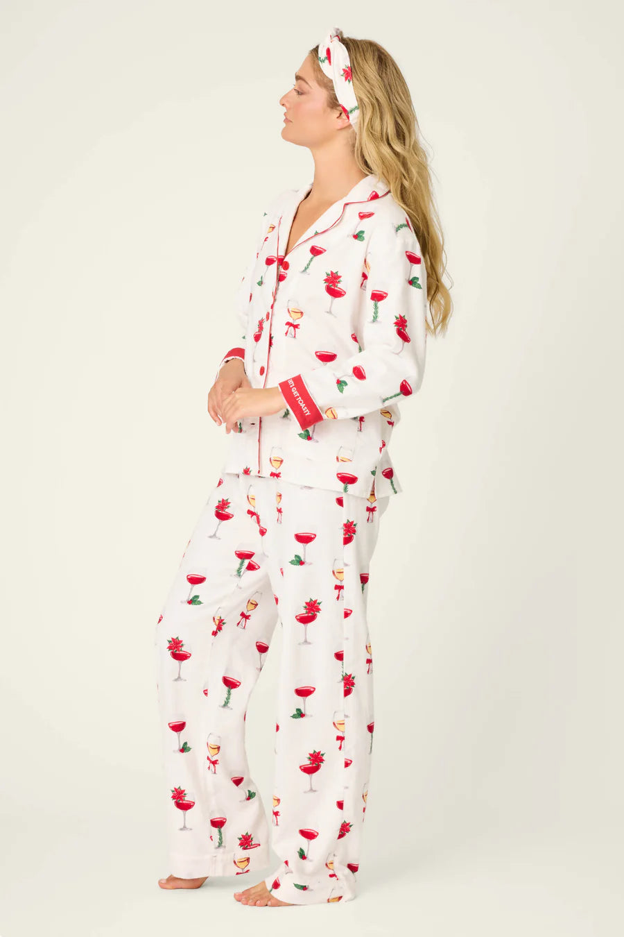 PJ Salvage Let's Get Toasty 3-Piece Print Flannel PJ Set