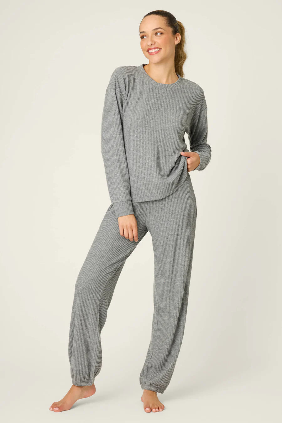 PJ Salvage Fireside Sparkle Charcoal PJ Set