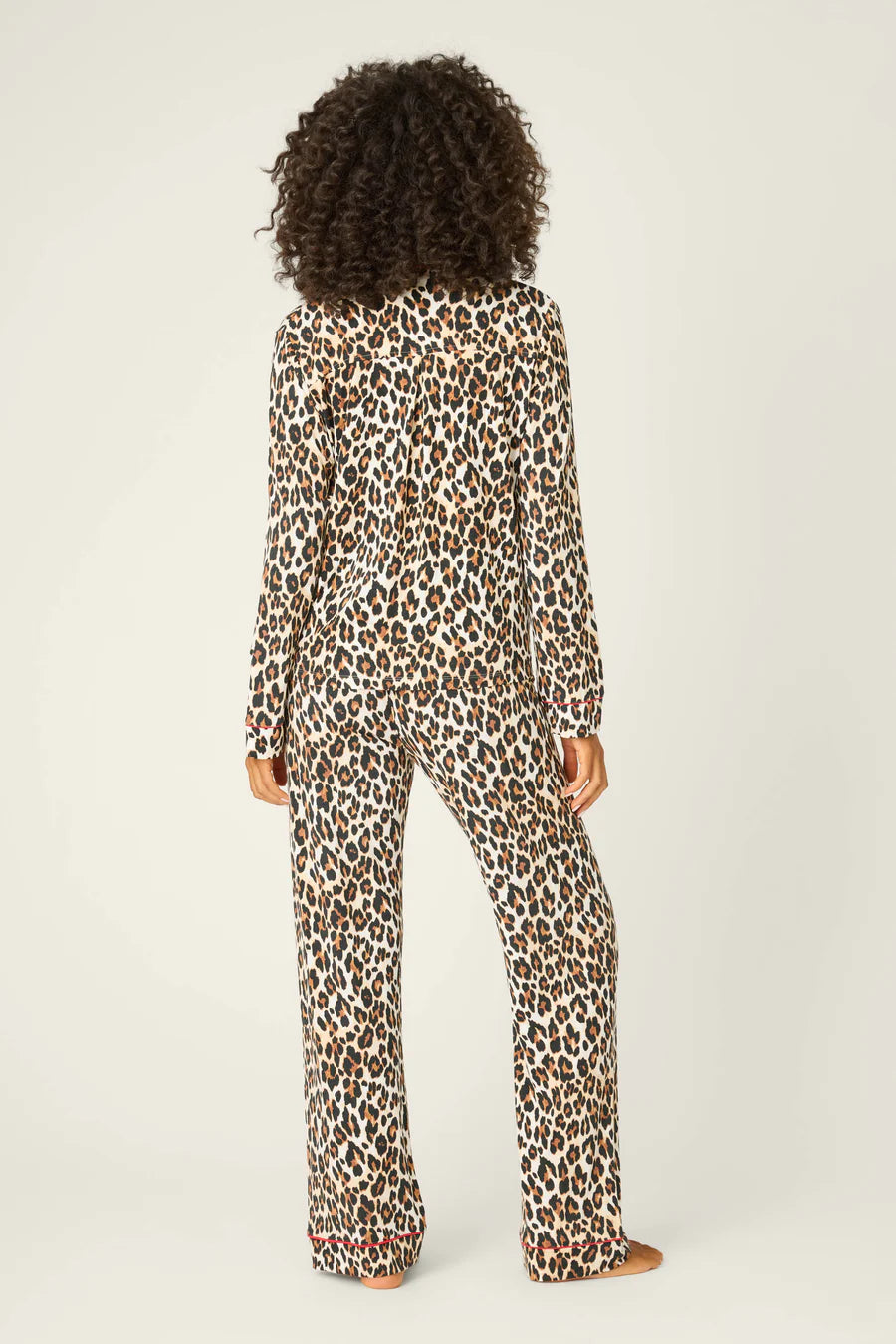 PJ Salvage Holiday Dreams Leopard Print Pants Set