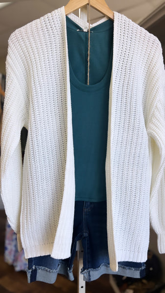 Z Supply Sutton Rib Cardigan Sea Salt