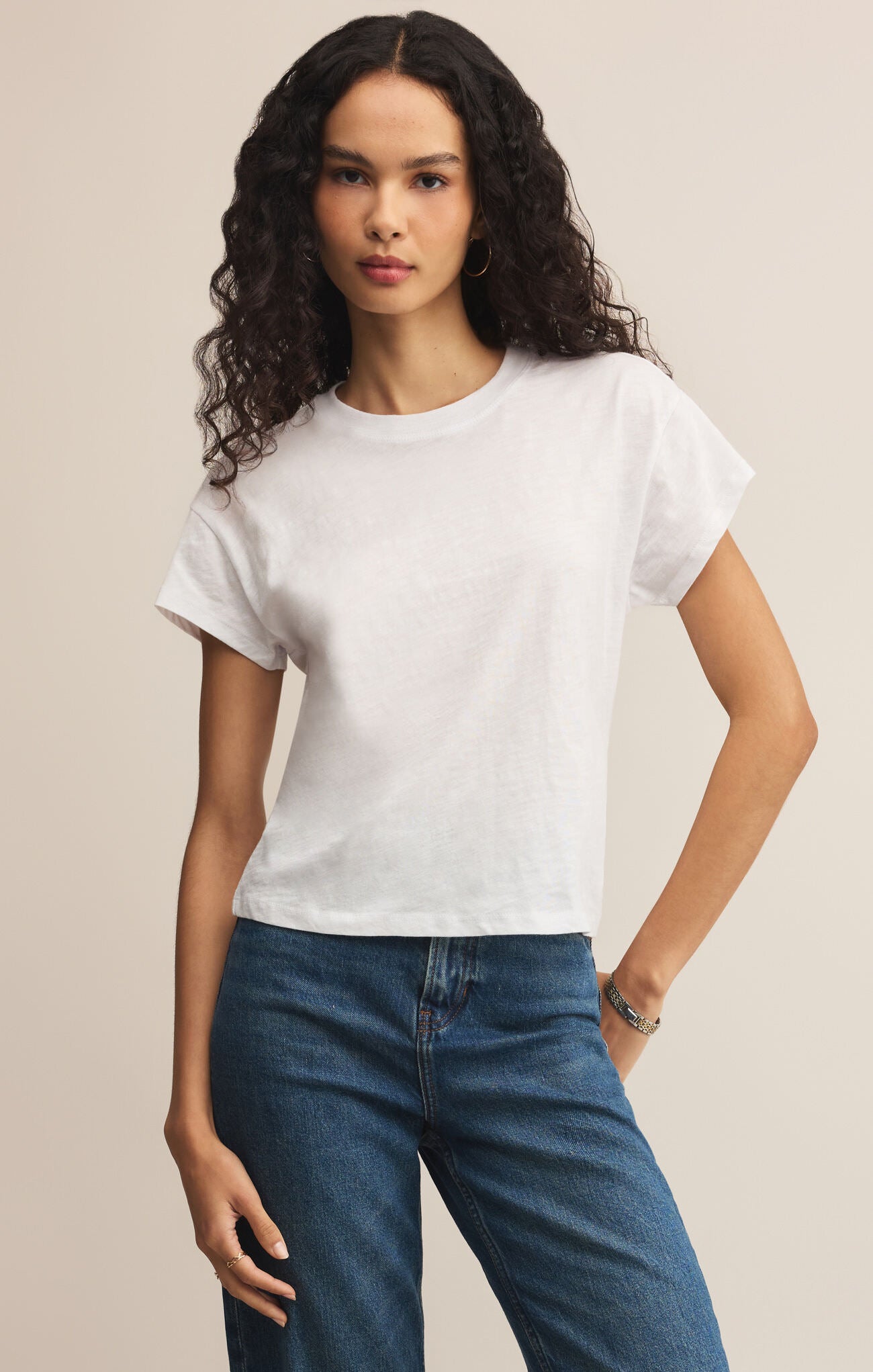 Z Supply Modern Slub Tee, White