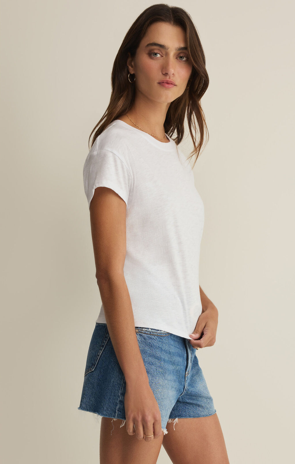 Z Supply Modern Slub Tee, White