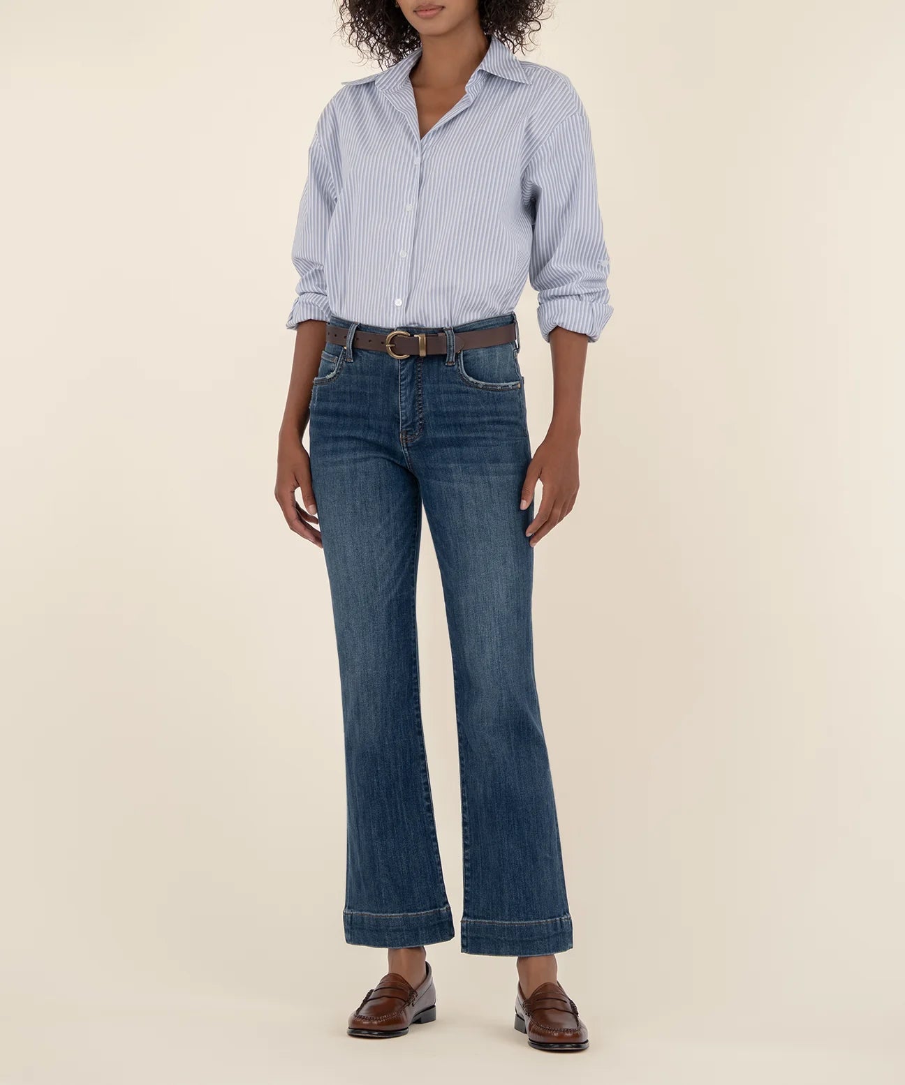 Kut from the Kloth Kelsey High Rise Ankle Flare