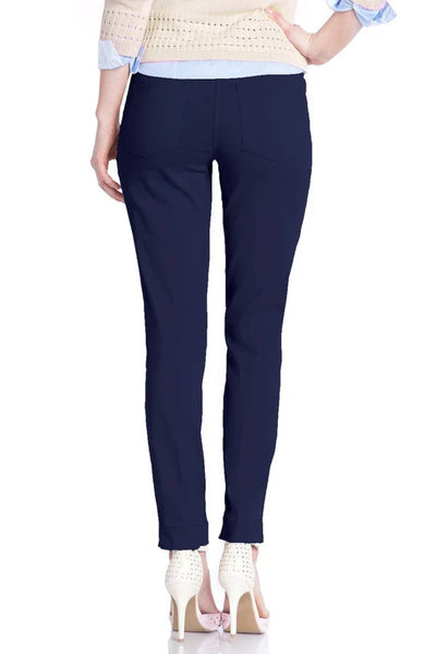 Multiples Pull On Ankle Pant, Midnight