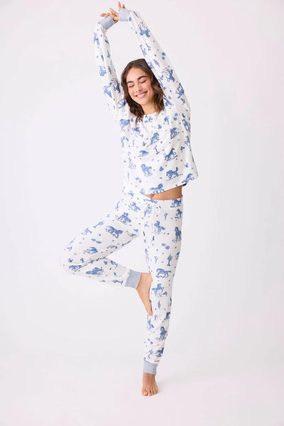 PJ Salvage Desert Daze Jammie Pant Ivory