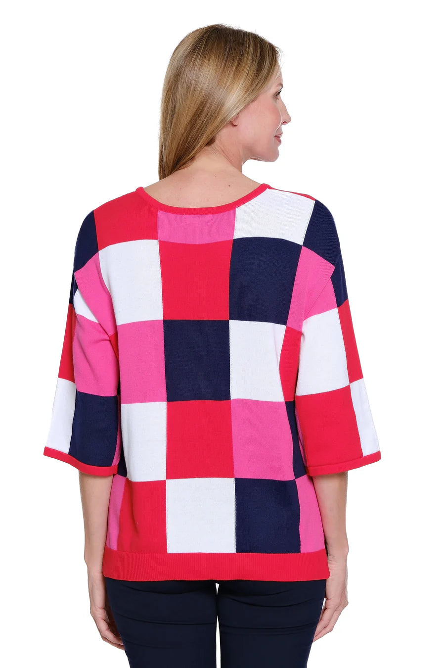 Multiples Color Block Sweater, Multi