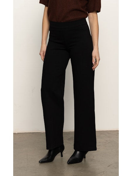 Sanctuary Runway Ponte Trouser, Black