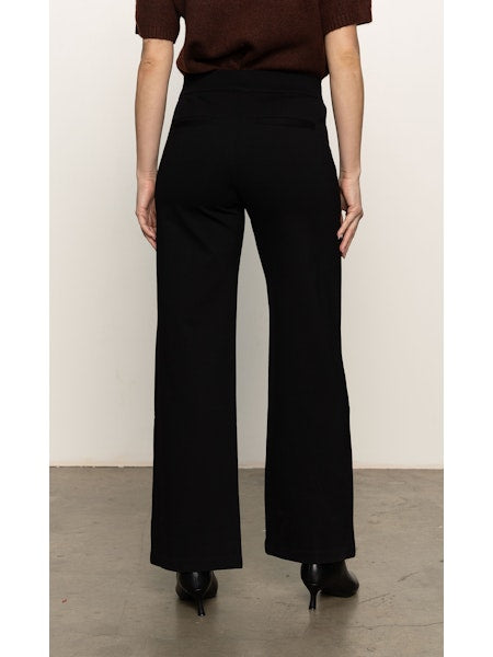 Sanctuary Runway Ponte Trouser, Black