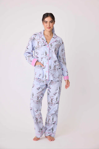 PJ Salvage Wild Heart Western Cozy Flannel PJ Set