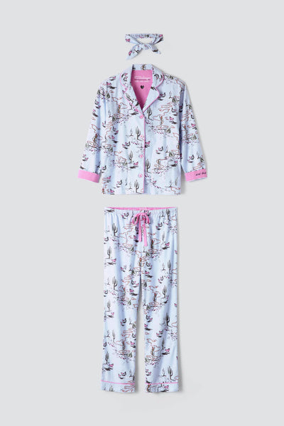 PJ Salvage Wild Heart Western Cozy Flannel PJ Set