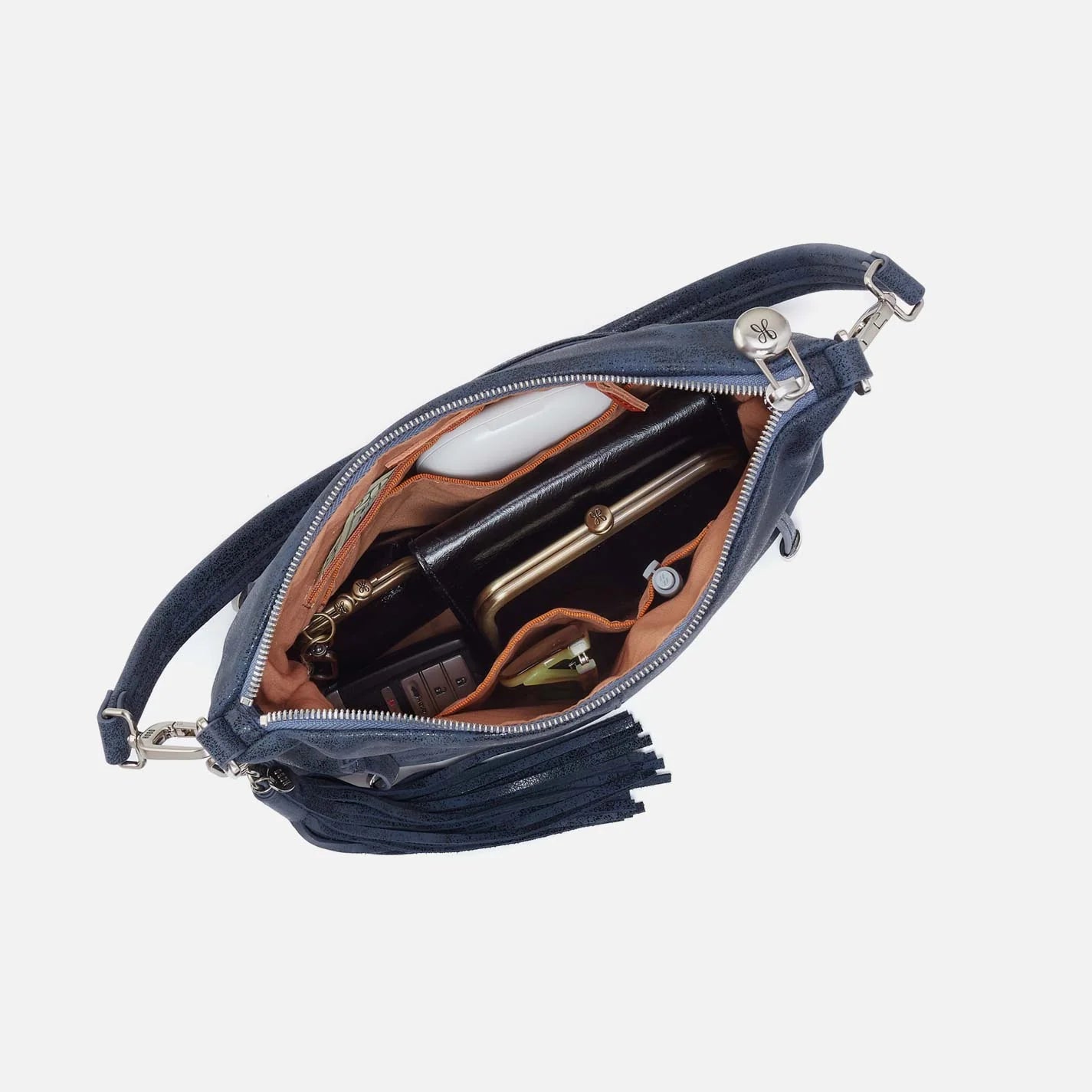 Hobo Kori Buffed Leather, Indigo Sky