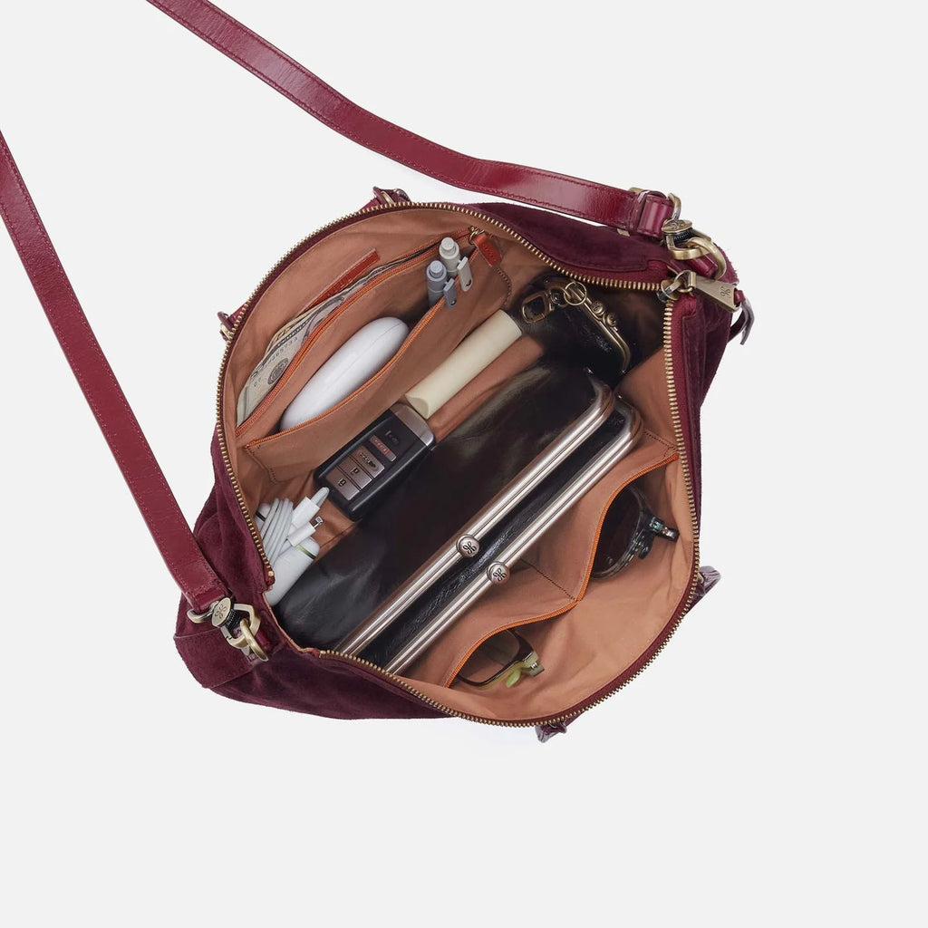 Sheila Large Crossbody, Prairie Garnet