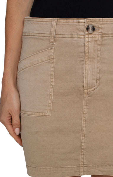 Liverpool Cargo Skort, Biscuit Tan