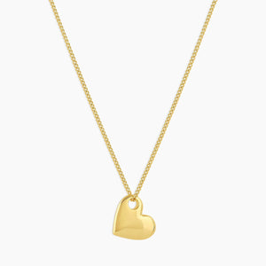 Gorjana Lou Heart Pendant Necklace Gold