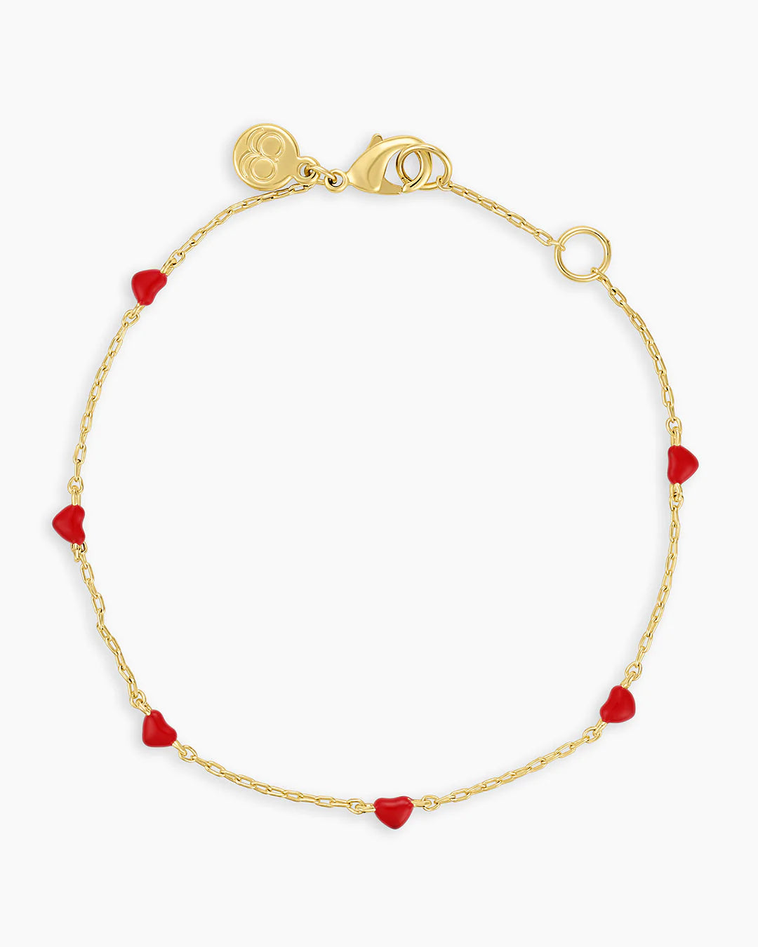 Gorjana Amour Red Enamel Bracelet