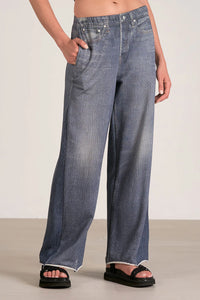 Elan Pants Wide Leg Dark Denim