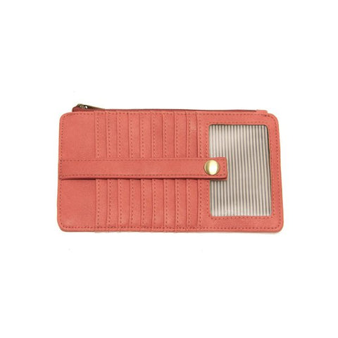 Joy Susan New Kara Mini Wallet Bright Coral