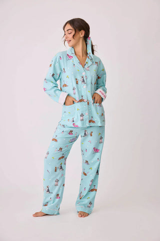 PJ Salvage Flannel PJ Set Mint