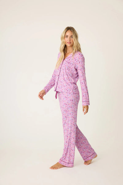 PJ Salvage Modal PJ Set Sweet Dreams Lilac