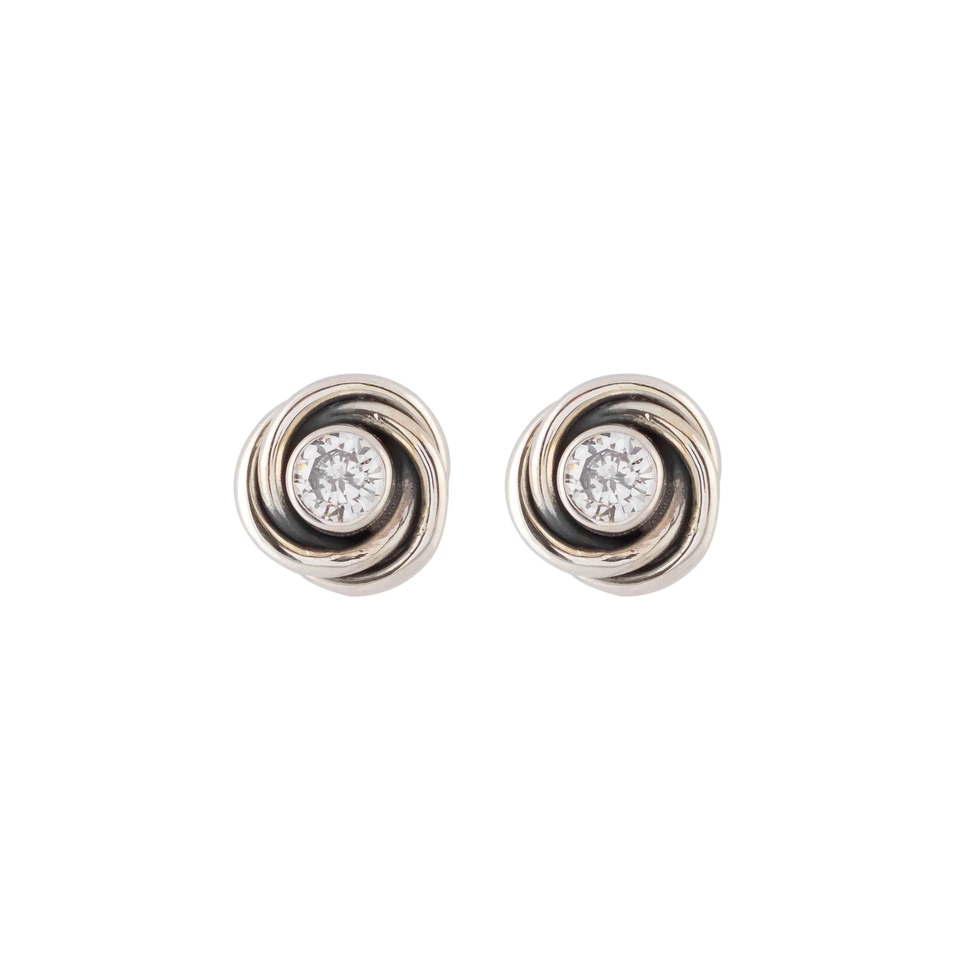Ritual Roped Zirconia Post Earring