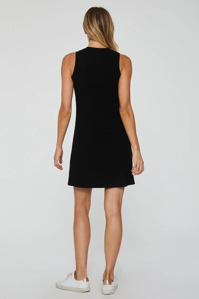 Another Love Justine Rib Dress Black