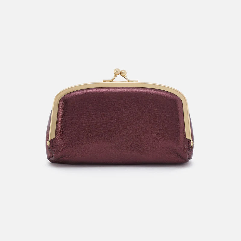 Hobo Save Face Frame Pouch Frosted Plum