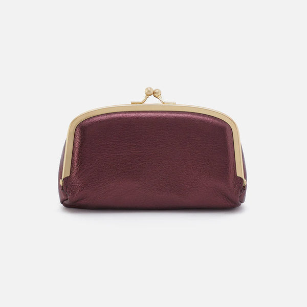 Hobo Save Face Frame Pouch Frosted Plum